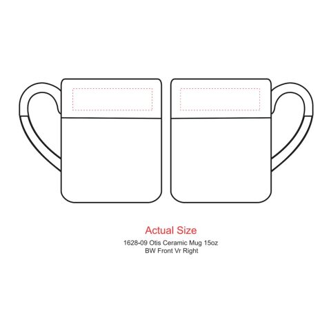 Otis Ceramic Mug 15oz Gray | No Imprint | not available | not available