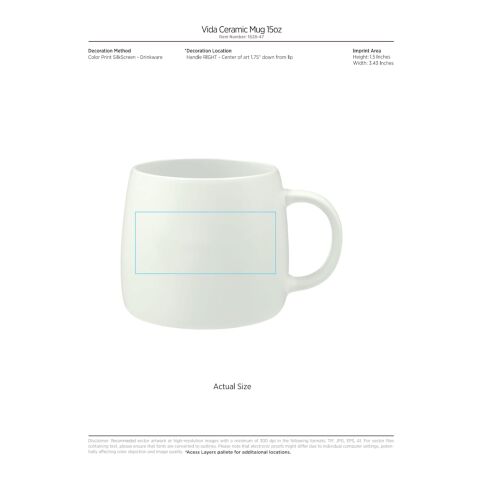 Vida Ceramic Mug 15oz Black | No Imprint | not available | not available