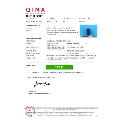 Zigoo Silicone Collapsible Bottle 18oz Standard | Black | No Imprint | not available