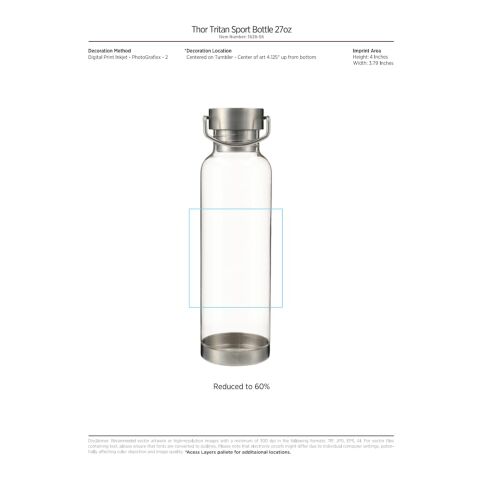 Thor Tritan Sport Bottle 27oz Clear | No Imprint | not available | not available