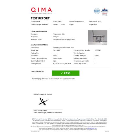 Game Day Clear Stadium Tote Royal Blue | No Imprint | not available | not available