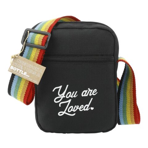 Rainbow RPET Crossbody Tote Black | No Imprint | not available | not available