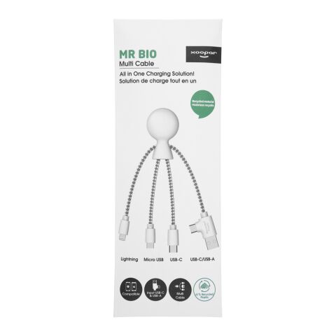 XOOPAR MR BIO ALL IN ONE CHARGING CABLE Standard | White | No Imprint | not available