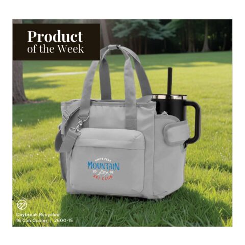Daybreak Recycled 16 Can Cooler Gray | No Imprint | not available | not available