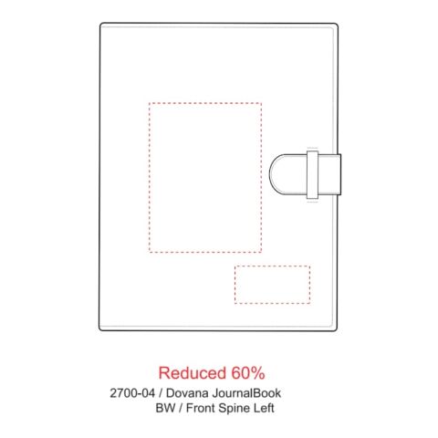 6.5&quot; x 8.25&quot; Dovana™ JournalBook® Black | No Imprint | not available | not available