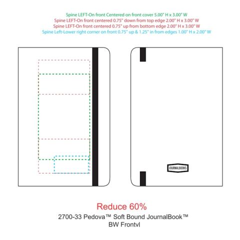 Pedova™ Soft Bound JournalBook® Gray