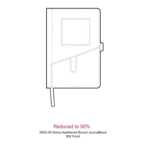 5.5&quot; x 8.5&quot; Siena Heathered Bound JournalBook® Gray | No Imprint | not available | not available