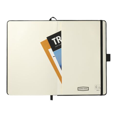 5.5&quot; x 8.5&quot; Cactus Leather Bound JournalBook® Black | No Imprint | not available | not available