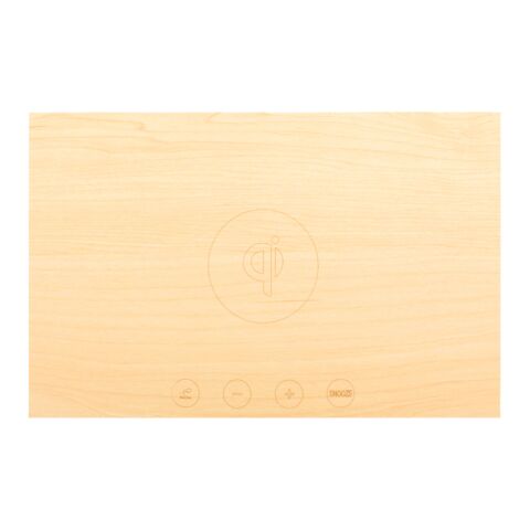 BlueSequoia Alarm Clock With Qi Charging Station And Wireless Speaker Brown | No Imprint | not available | not available