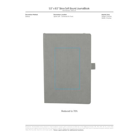 5.5&quot; x 8.5” Skiva Soft Bound JournalBook Black | No Imprint | not available | not available