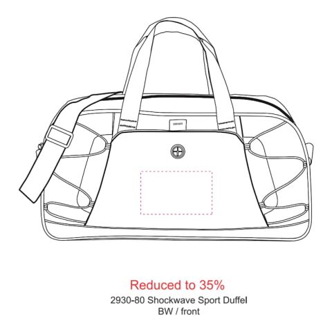 Shockwave 19&quot; Sport Duffel Bag Silver | No Imprint | not available | not available