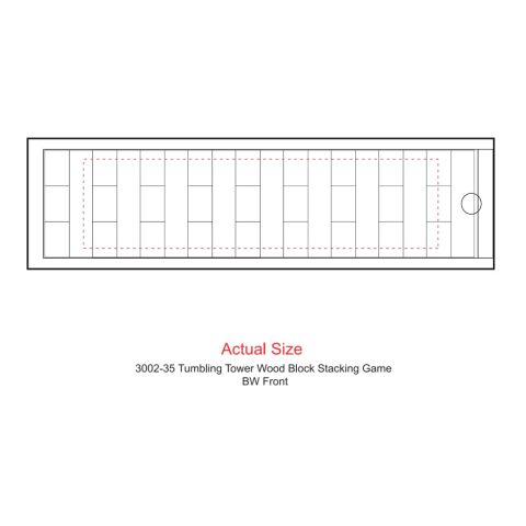 Tumbling Tower Wood Block Stacking Game Wood | No Imprint | not available | not available