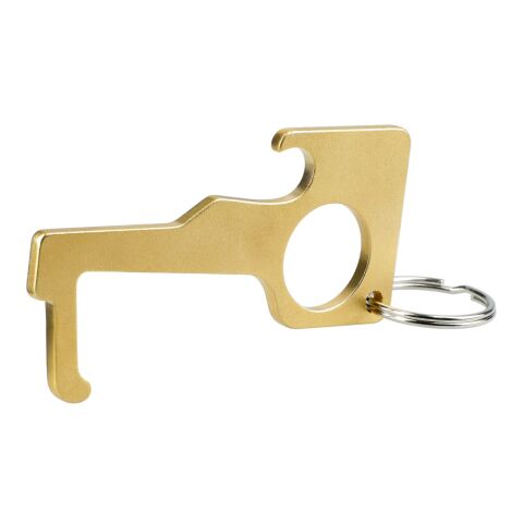 No Contact Keychain - Brass Standard | Brass | No Imprint | not available | not available