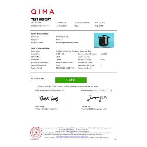 Gridlock Vertical 15" Computer Messenger Bag Standard | Black | No Imprint | not available | not available