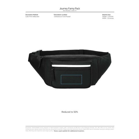Journey Fanny Pack Graphite | No Imprint | not available | not available