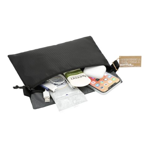NBN Trailhead Recycled Zip Pouch Black-Gray | No Imprint | not available | not available