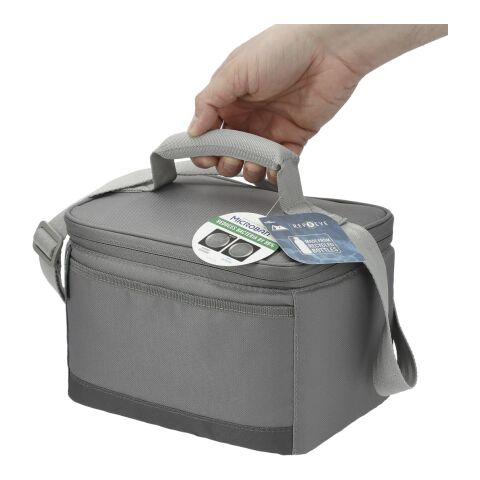 Arctic Zone® Repreve® Recycled 6 Can Lunch Cooler Gray | No Imprint | not available | not available