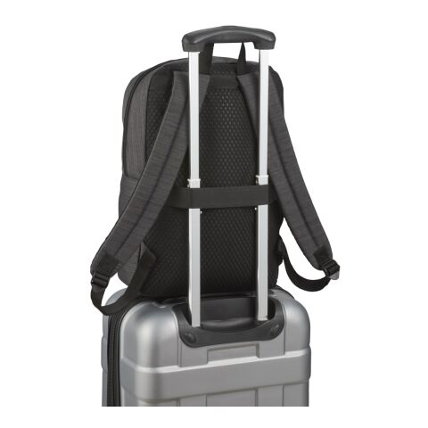 NBN Whitby Slim 15" Computer Backpack w/ USB Port Charcoal