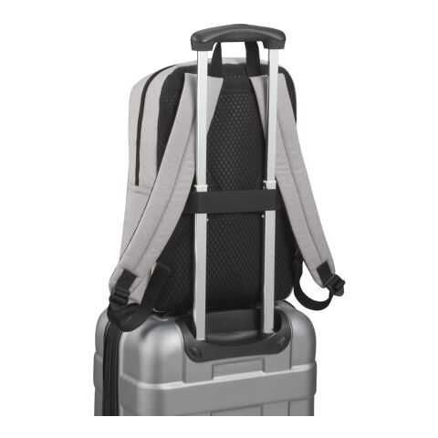 NBN Whitby Slim 15&quot; Computer Backpack w/ USB Port Navy Blue-Gray | No Imprint | not available | not available