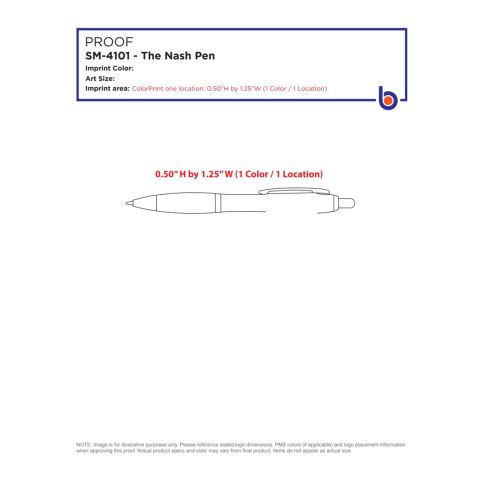 Nash Ballpoint Pen Blue | No Imprint | not available | not available