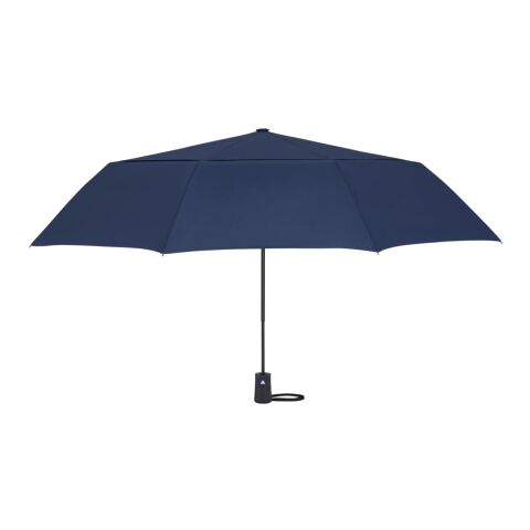 46&quot; Recycled Auto Open Umbrella Navy-White | 1-color Digital Print | Panel 3, - Centered 1&quot; up from bottom of panel | 8.00 Inches × 5.00 Inches
