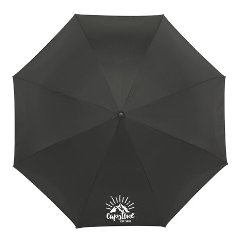 48" Recycled  Manual Inversion Umbrella Black