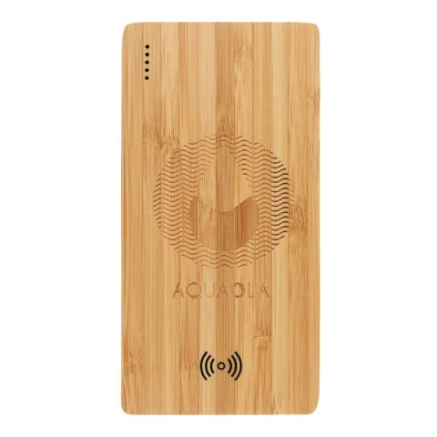 Plank 5000 mAh Bamboo Wireless Power Bank Standard | Wood | No Imprint | not available | not available