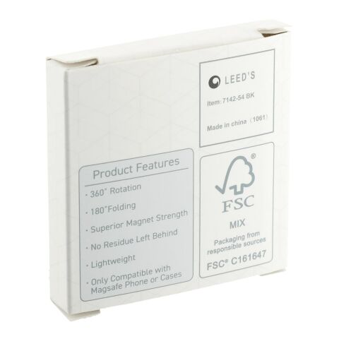 MagClick Phone Ring Holder and Stand Standard | Black | No Imprint | not available