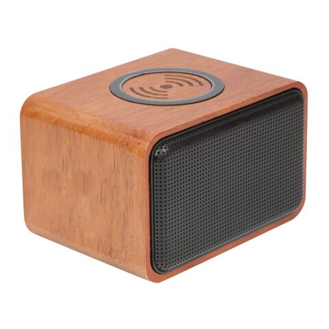 Wood Bluetooth Speaker with Wireless Charging Pad Standard | Wood | No Imprint | not available | not available