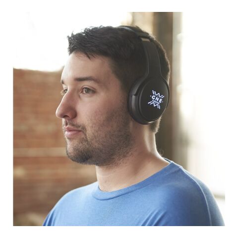 Light Up Logo Bluetooth Headphones Standard | Black | No Imprint | not available