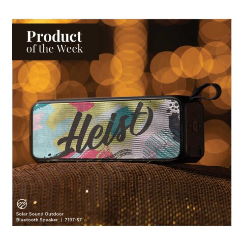 Solar Sound Outdoor Bluetooth Speakers Black