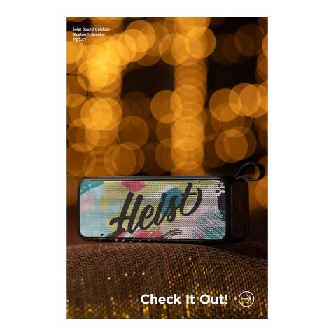 Solar Sound Outdoor Bluetooth Speakers Black | No Imprint | not available | not available