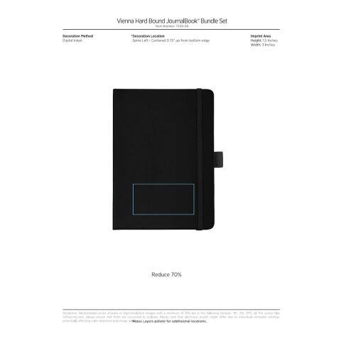 Vienna Hard Bound JournalBook® Bundle Set Silver