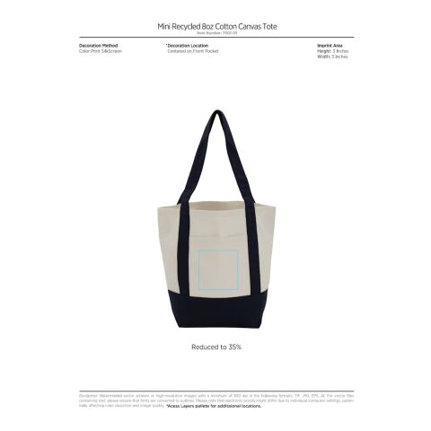 Small Recycled 8oz Cotton Tote Red | No Imprint | not available | not available