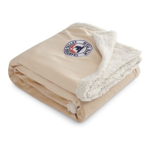 Field &amp; Co.® Cambridge Oversized Sherpa Blanket Tan | No Imprint | not available | not available