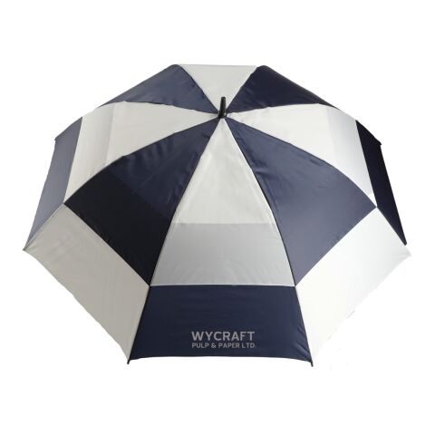 Totes 64&quot; UV Protection Auto Open Golf Umbrella Navy Blue-White | No Imprint | not available | not available