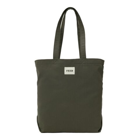 FEED Organic Cotton Shopper Tote Standard | Olive | No Imprint | not available | not available
