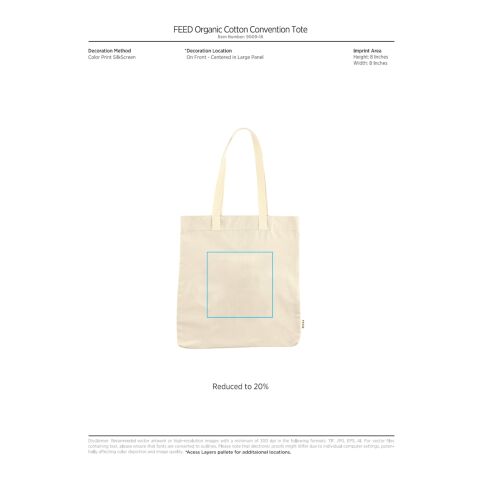 FEED Organic Cotton Convention Tote Black | No Imprint | not available | not available
