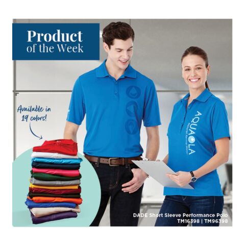 Men&#039;s DADE Short Sleeve Polo Standard | Yellow | 4XL | No Imprint | not available | not available