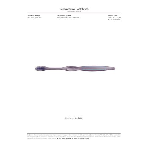Concept Curve Toothbrush Lavender | No Imprint | not available | not available