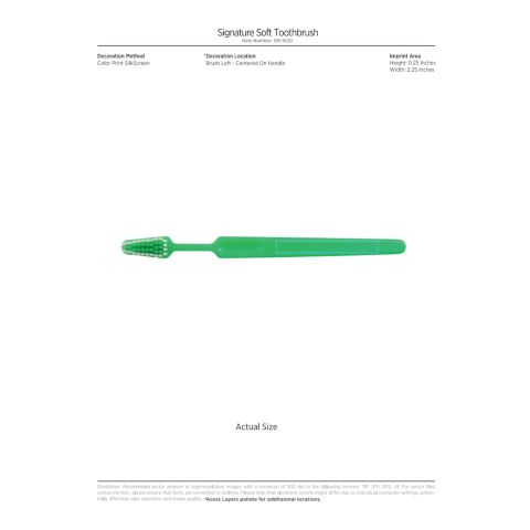 Signature Soft Toothbrush Pink | No Imprint | not available | not available