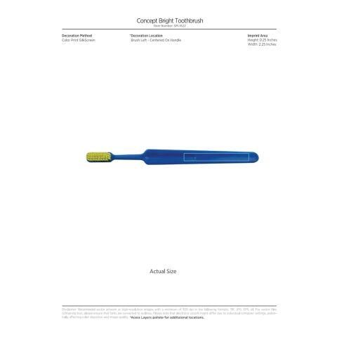 Concept Bright Toothbrush Green | No Imprint | not available | not available