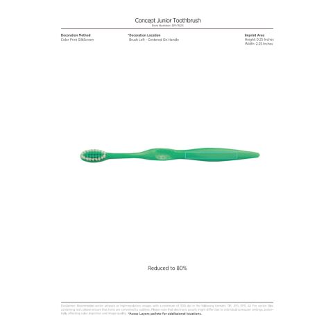 Concept Junior Toothbrush Yellow | No Imprint | not available | not available