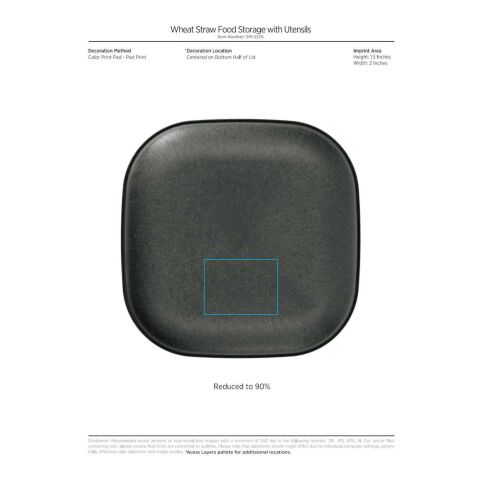 Wheat Straw Food Storage with Utensils Light Yellow | No Imprint | not available | not available