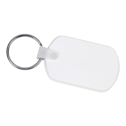 Rectangular Soft Key Tag White | No Imprint | not available | not available