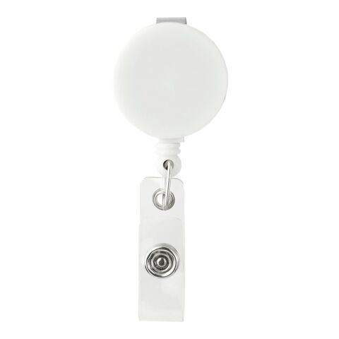 Round Badge Holder White | No Imprint | not available