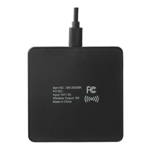 Square Wireless Charging Pad Black | No Imprint | not available | not available