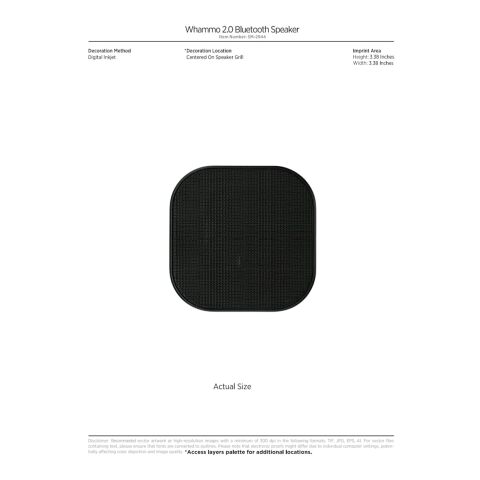 Whammo 2.0 Bluetooth Speaker White | No Imprint | not available | not available