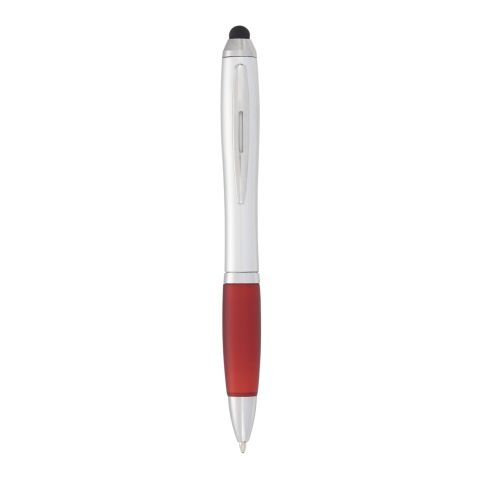 Nash Ballpoint Pen-Stylus Silver-Red Trim