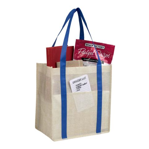 Pluto Recycled Non-Woven Small Grocery Tote Royal Blue | No Imprint | not available | not available